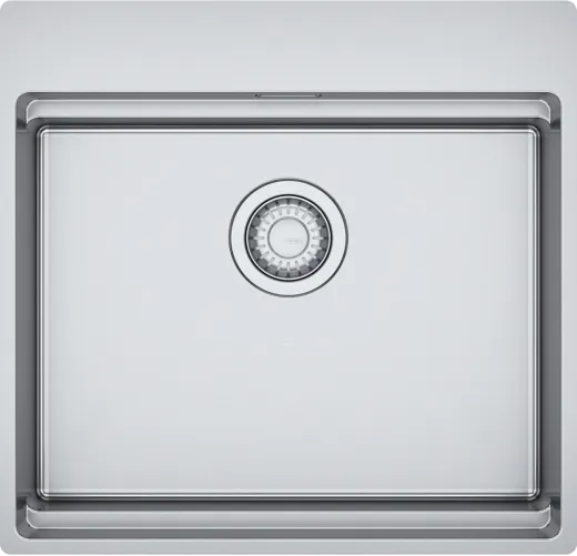 FRANKE Kchensple Box Pro BXX PRO 210-50 A Edelstahlsple Slimtop / Flchenbndig mit Druckknopfventil Inklusive Zubehr