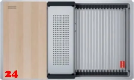 FRANKE Kchensple Box Pro BXX PRO 210-70/110-70 Edelstahlsple 3 in 1 (Einbau, Unterbau, Flchenbndig) Siebkorb als Stopfenventil Inklusive Zubehr