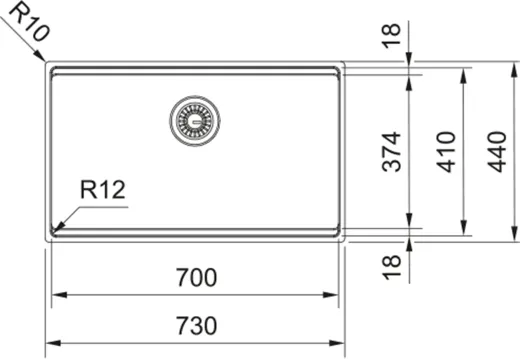 FRANKE Kchensple Box Pro BXX PRO 210-70/110-70 Edelstahlsple 3 in 1 (Einbau, Unterbau, Flchenbndig) Siebkorb als Stopfenventil Inklusive Zubehr