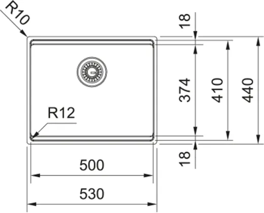 FRANKE Kchensple Box Pro BXX PRO 210-50/110-50 Edelstahlsple 3 in 1 (Einbau, Unterbau, Flchenbndig) Siebkorb als Stopfenventil Inklusive Zubehr