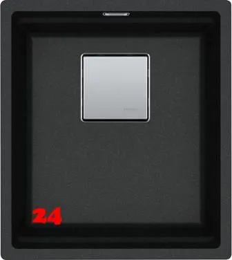 FRANKE Kchensple Kubus 2 Pro KNG PRO 110-37 Fragranit+ Granitsple / Unterbausple (Montage unter die Arbeitsplatte) mit Siebkorb als Druckknopfventil inklusive Zubehr