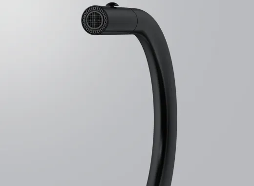 FRANKE Kchenarmatur Pescara J Einhebelmischer Edelstahl Industrial Black (PVD) mit Auszugsbrause umstellbar 360 schwenkbarer Auslauf