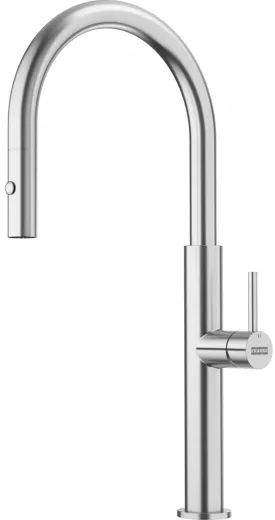 FRANKE Kchenarmatur Pescara J Einhebelmischer Edelstahl massiv mit Auszugsbrause umstellbar 360 schwenkbarer Auslauf