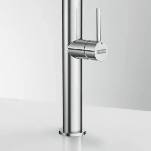 FRANKE Kchenarmatur Pescara J Einhebelmischer Edelstahl massiv mit Auszugsbrause umstellbar 360 schwenkbarer Auslauf