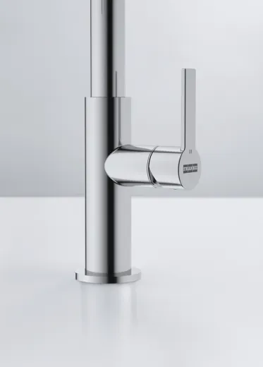 FRANKE Kchenarmatur Maris Slim Semi Pro Einhebelmischer Chrom mit Pendelbrause umstellbar 360 schwenkbarer Auslauf