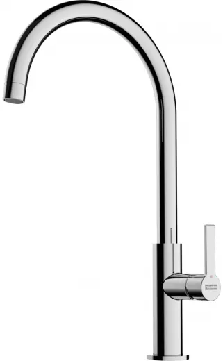 FRANKE Kchenarmatur Maris Slim J Einhebelmischer Chrom mit Festauslauf 360 schwenkbar