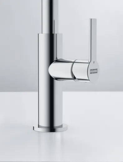 FRANKE Kchenarmatur Maris Slim J Einhebelmischer Chrom mit Festauslauf 360 schwenkbar
