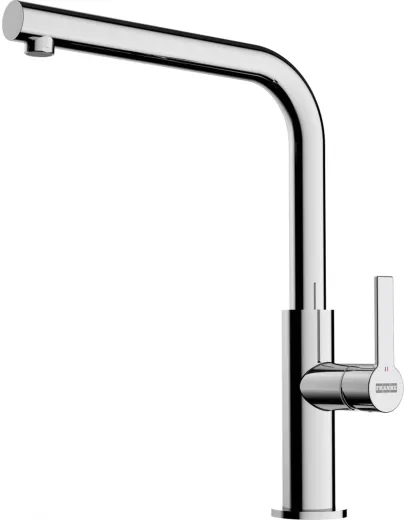 FRANKE Kchenarmatur Maris Slim L Einhebelmischer Chrom mit Festauslauf 360 schwenkbar