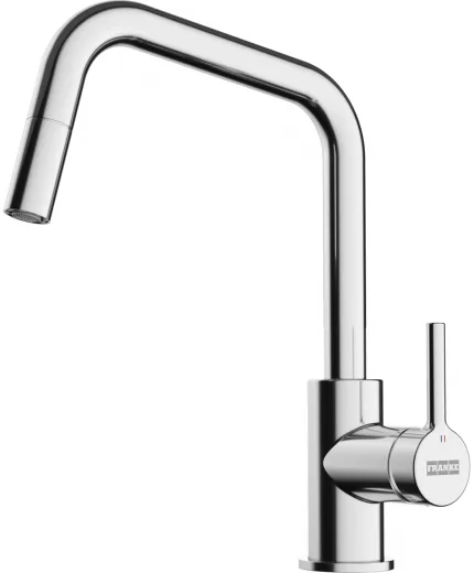 FRANKE Kchenarmatur Lina U Einhebelmischer Chrom mit Zugauslauf 360 schwenkbar