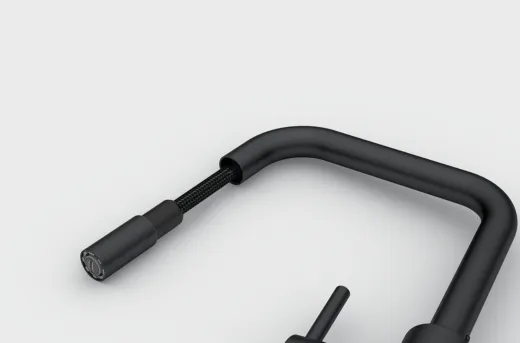 FRANKE Kchenarmatur Lina U Einhebelmischer Black Matt mit Zugauslauf 360 schwenkbar