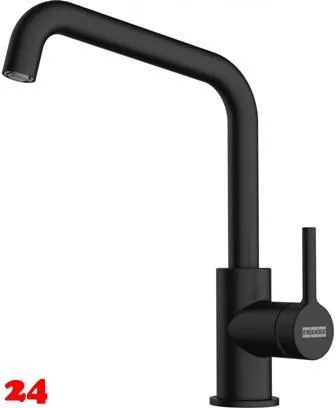 FRANKE Kchenarmatur Lina U Einhebelmischer Black Matt mit Festauslauf 360 schwenkbar