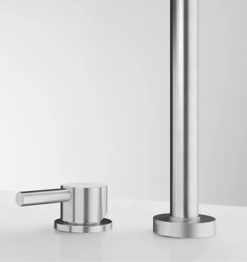 FRANKE Kchenarmatur Mythos Windows Edelstahl massiv V4A (316) mit Zugauslauf und Brausefunktion zur Vorfenstermontage versenkbar