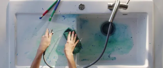 FRANKE Kchensple MythosX MYK 610-52A-Keramik Fraceram Einbausple / Keramiksple mit Siebkorb als Druckknopfventil