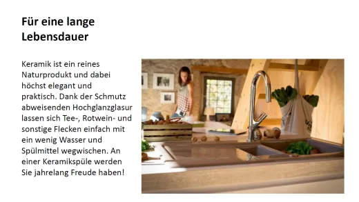 FRANKE Kchensple MythosX MYK 611-100A-Keramik Fraceram Einbausple / Keramiksple mit Siebkorb als Druckknopfventil