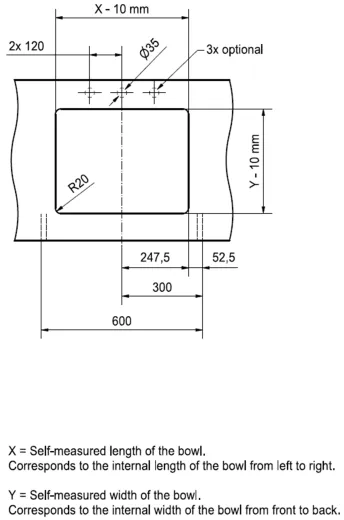FRANKE Kchensple KubusX KXK 110-51 Keramik Fraceram Keramiksple / Unterbausple (Montage unter die APL) mit Siebkorb als Stopfenventil