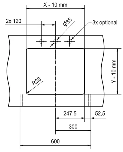 FRANKE Kchensple KubusX KXK 110-51 Keramik Fraceram Keramiksple / Unterbausple (Montage unter die APL) mit Siebkorb als Stopfenventil