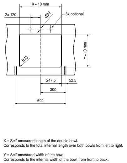 FRANKE Kchensple KubusX KXK 160-37-12 Keramik Fraceram Keramiksple / Unterbausple (Montage unter die APL) mit Siebkorb als Stopfenventil