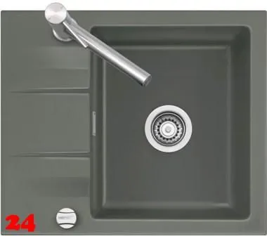 Systemceram KeraDomo GENEA 60-PREMIUM Keramikspüle / Einbauspüle in Sonderfarben für die Küche Systemceram KeraDomo GENEA 60-PREMIUM Keramikspüle / Einbauspüle in Sonderfarben für die Küche