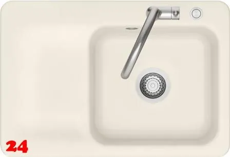 Systemceram KeraDomo JUNA 75 Premium Keramikspüle / Einbauspüle in Sonderfarben für die Küche Systemceram KeraDomo JUNA 75 Premium Keramikspüle / Einbauspüle in Sonderfarben für die Küche