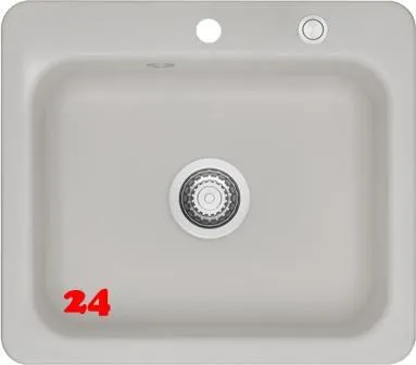 Systemceram KeraDomo JUNA 57 Basic Keramiksp�le / Einbausp�le in Standardfarben f�r die K�che