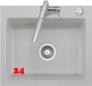 Systemceram KeraDomo KARA 57-BASIC Keramiksp�le / Einbausp�le in Standardfarben f�r die K�che