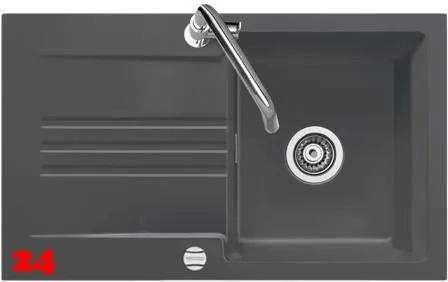 Systemceram KeraDomo KARA 85-PREMIUM Keramikspüle / Einbauspüle in Sonderfarben für die Küche Systemceram KeraDomo KARA 85-PREMIUM Keramikspüle / Einbauspüle in Sonderfarben für die Küche