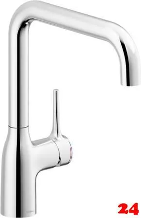 Systemceram KeraDomo K�chenarmatur Mania Chrom Einhebelmischer mit Festauslauf schwenkbar