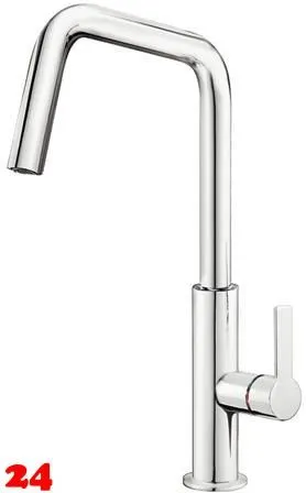 Systemceram KeraDomo Küchenarmatur Offeo Chrom Einhebelmischer mit Festauslauf 360° schwenkbar Systemceram KeraDomo Küchenarmatur Offeo Chrom Einhebelmischer mit Festauslauf 360° schwenkbar