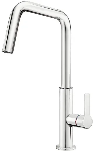 Systemceram KeraDomo K�chenarmatur Offeo Chrom Einhebelmischer mit Festauslauf 360� schwenkbar