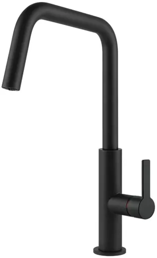 Systemceram KeraDomo K�chenarmatur Offeo Schwarz PVD Einhebelmischer mit Festauslauf 360� schwenkbar