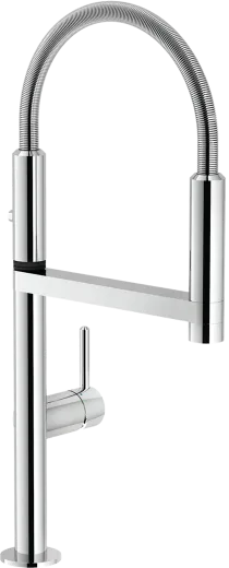 Systemceram KeraDomo K�chenarmatur Move Chrom Einhebelmischer mit Pendelbrause 360� schwenkbar in 2 Achsen