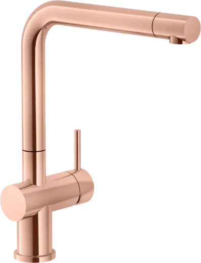 Systemceram KeraDomo K�chenarmatur Sila Kupfer PVD Einhebelmischer mit Festauslauf 360� schwenkbar Niederdruck🔌⚡