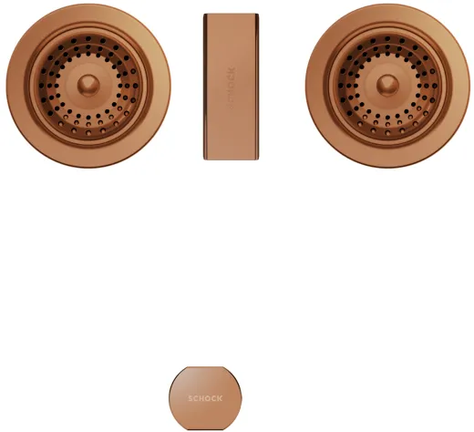 ❎ SCHOCK Kchensple Signus D-150 Cristadur Nano-Granitsple / Einbausple mit Drehexcenter