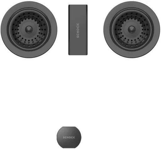 ❎ SCHOCK Kchensple Signus D-150 Cristadur Nano-Granitsple / Einbausple mit Drehexcenter