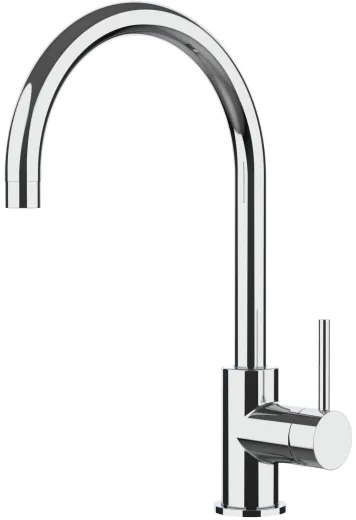 Systemceram KeraDomo K�chenarmatur Fresh Chrom Einhebelmischer mit Festauslauf 360� schwenkbar