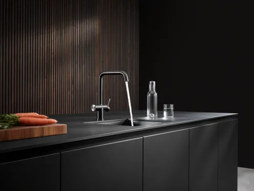 KWC K�chenarmatur ENIA E 10.591.602.751FL Einhebelmischer Industrial Black PVD Trinkwasser-Filterarmatur (3600009448)