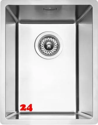 ✅ REGINOX Edelstahlsp�le Vero 30x40 (L) OKG Einbausp�le Edelstahl 3 in 1 (Einbau, Unterbau, Fl�chenb�ndig) Siebkorb als Stopfen- oder Drehknopfventil