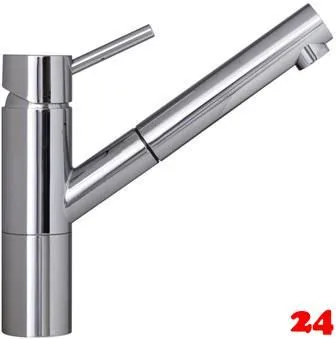 AQUA CUCINA� K�chenarmatur Pepper C 40908-00 Einhebelmischer Chrom mit Zugauslauf schwenkbar