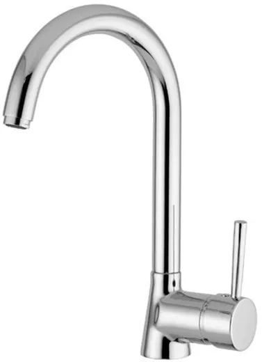 AQUA CUCINA� K�chenarmatur Venus 910-00 Einhebelmischer Chrom mit Festauslauf schwenkbar 360�