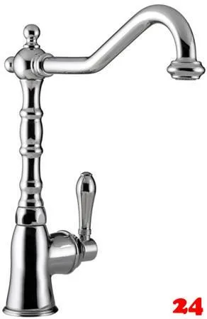 AQUA CUCINA� K�chenarmatur Boho 13765-00 Einhebelmischer Chrom mit Festauslauf schwenkbar Nostalgieoptik