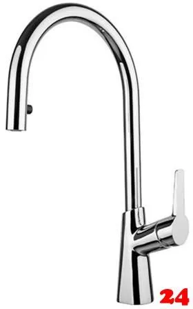 AQUA CUCINA� K�chenarmatur CAB 89076-00 Einhebelmischer Chrom mit Zugauslauf schwenkbar