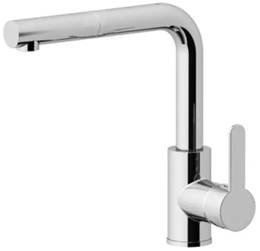 AQUA CUCINA� K�chenarmatur SF1 55511-00 Einhebelmischer Chrom mit Zugauslauf schwenkbar Niederdruck