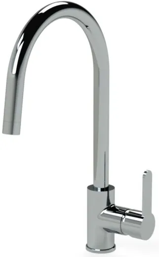 AQUA CUCINA� K�chenarmatur SF1 55508-00 Einhebelmischer Chrom mit C-Festauslauf schwenkbar