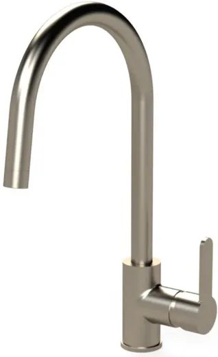 AQUA CUCINA� K�chenarmatur SF1 55508-ESO Einhebelmischer Steelfinish PVD mit C-Festauslauf schwenkbar