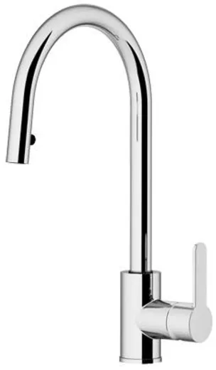 AQUA CUCINA� K�chenarmatur SF1 55506-00 Einhebelmischer Chrom mit C-Zugauslauf schwenkbar