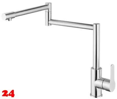 AQUA CUCINA® Küchenarmatur Pure 53840-E Einhebelmischer Edelstahl massiv mit Gelenkauslauf schwenkbar AQUA CUCINA® Küchenarmatur Pure 53840-E Einhebelmischer Edelstahl massiv mit Gelenkauslauf schwenkbar