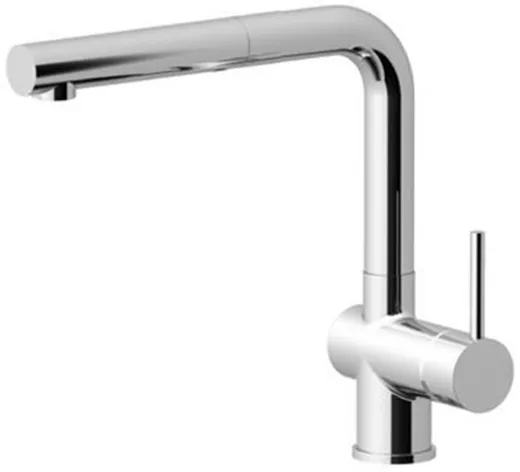 AQUA CUCINA� K�chenarmatur LAGO-S 45001-00 Einhebelmischer Chrom mit Zugauslauf schwenkbar