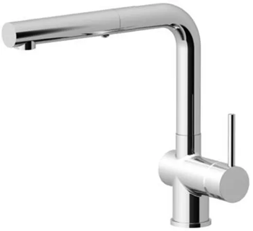 AQUA CUCINA� K�chenarmatur LAGO-S 45005-00 Einhebelmischer Chrom mit Schlauchbrause umstellbar