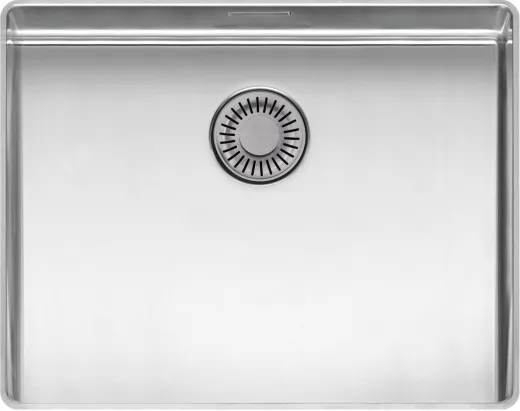 REGINOX K�chensp�le New York SLIM 50x40 (L) OKG Comfort Einbausp�le Edelstahl mit Flachrand Siebkorb als Stopfen- oder Druckknopfventil