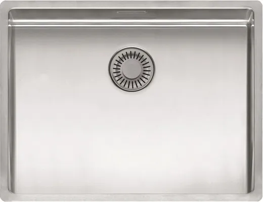 REGINOX K�chensp�le New York 55x40 (L) Comfort Einbausp�le Edelstahl 3 in 1 mit Flachrand Siebkorb als Stopfenventil
